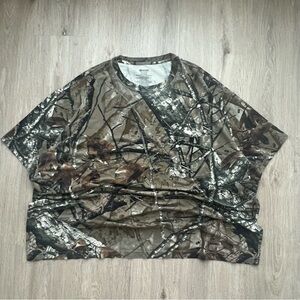Vintage Real Tree Camo Pocket Hunting T Shirt Outdoors GorpCore Men’s 3XL
